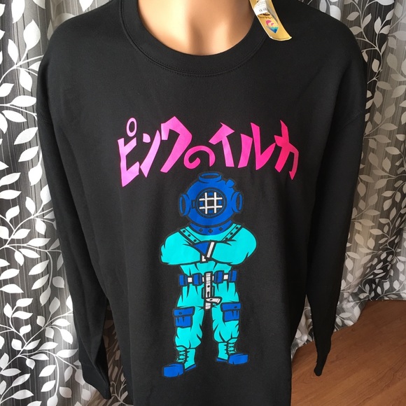 pink dolphin crewneck